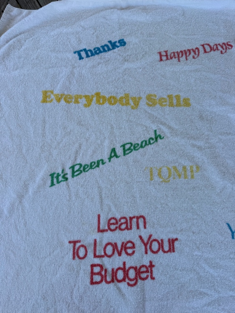 VTG Control Data Computers Employee Gift Beach Towel Slogans Cannon Royal Family - Picture 5 of 15